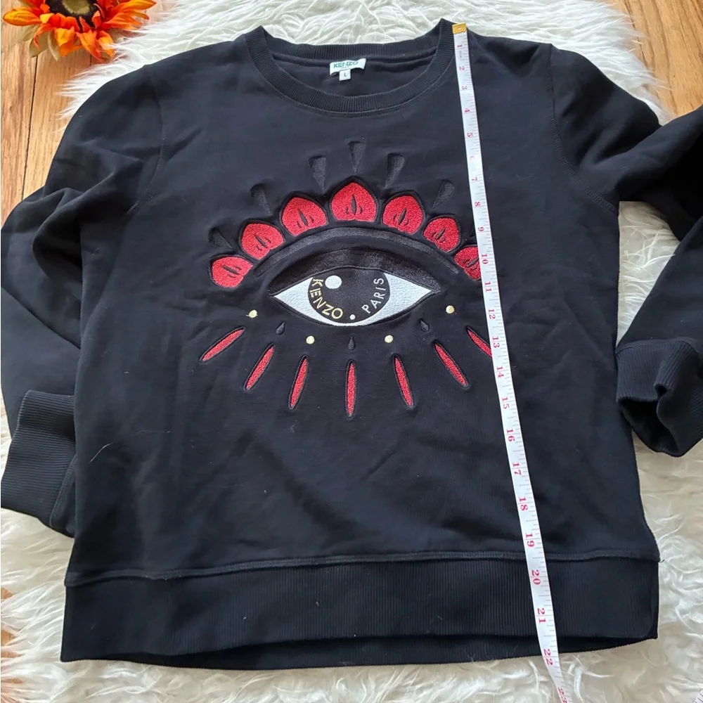 Kenzo Charcoal Sweatshirt with EYE Design - Picture 6 of 7